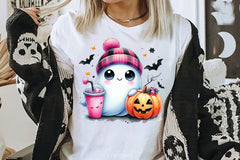 Cute Ghost Cute Halloween Clipart Bundle 20 - CraftNest - Digital Crafting and Art