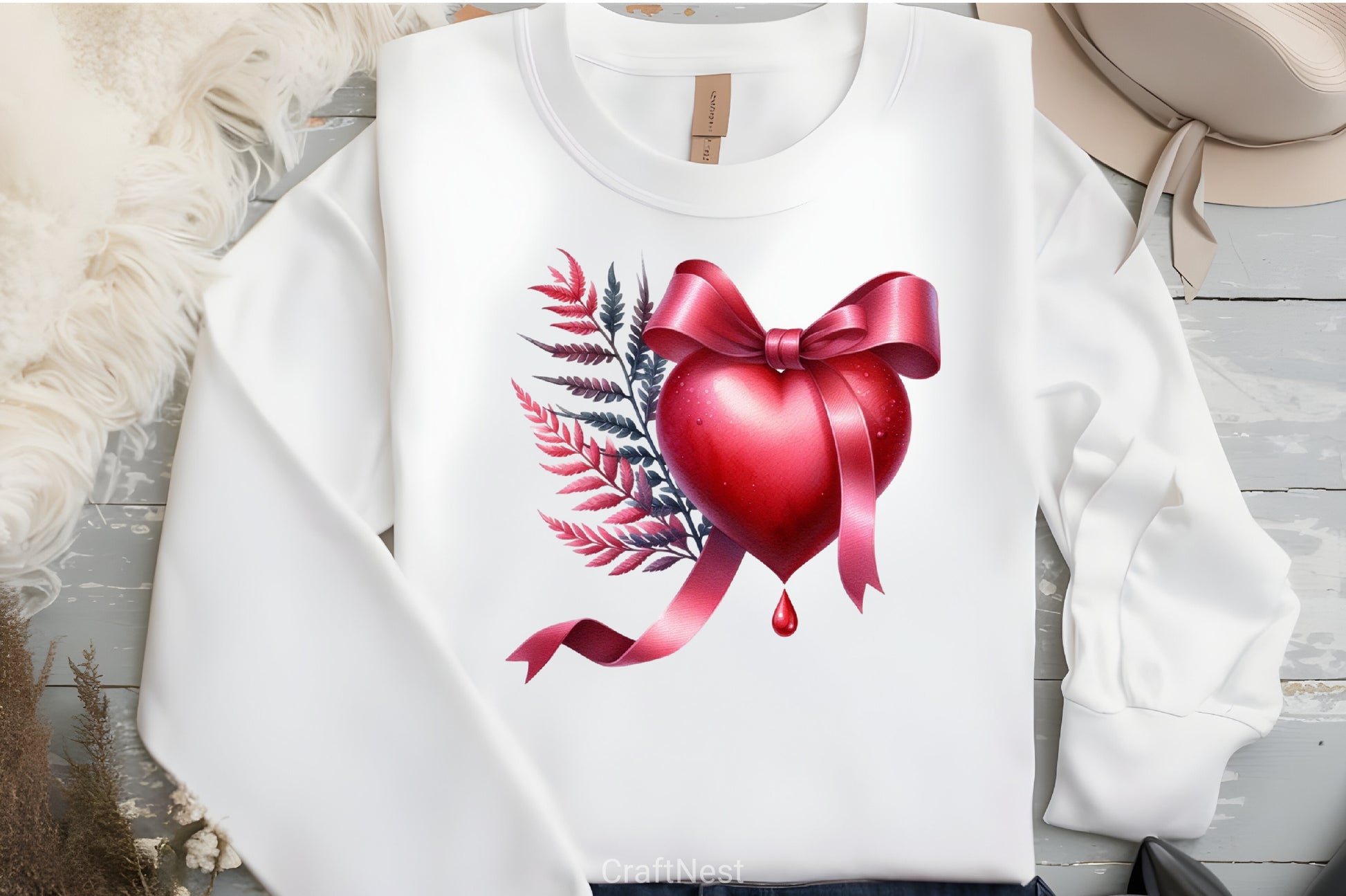 Valentine Heart Clipart Bundle - CraftNest - Digital Crafting and Art