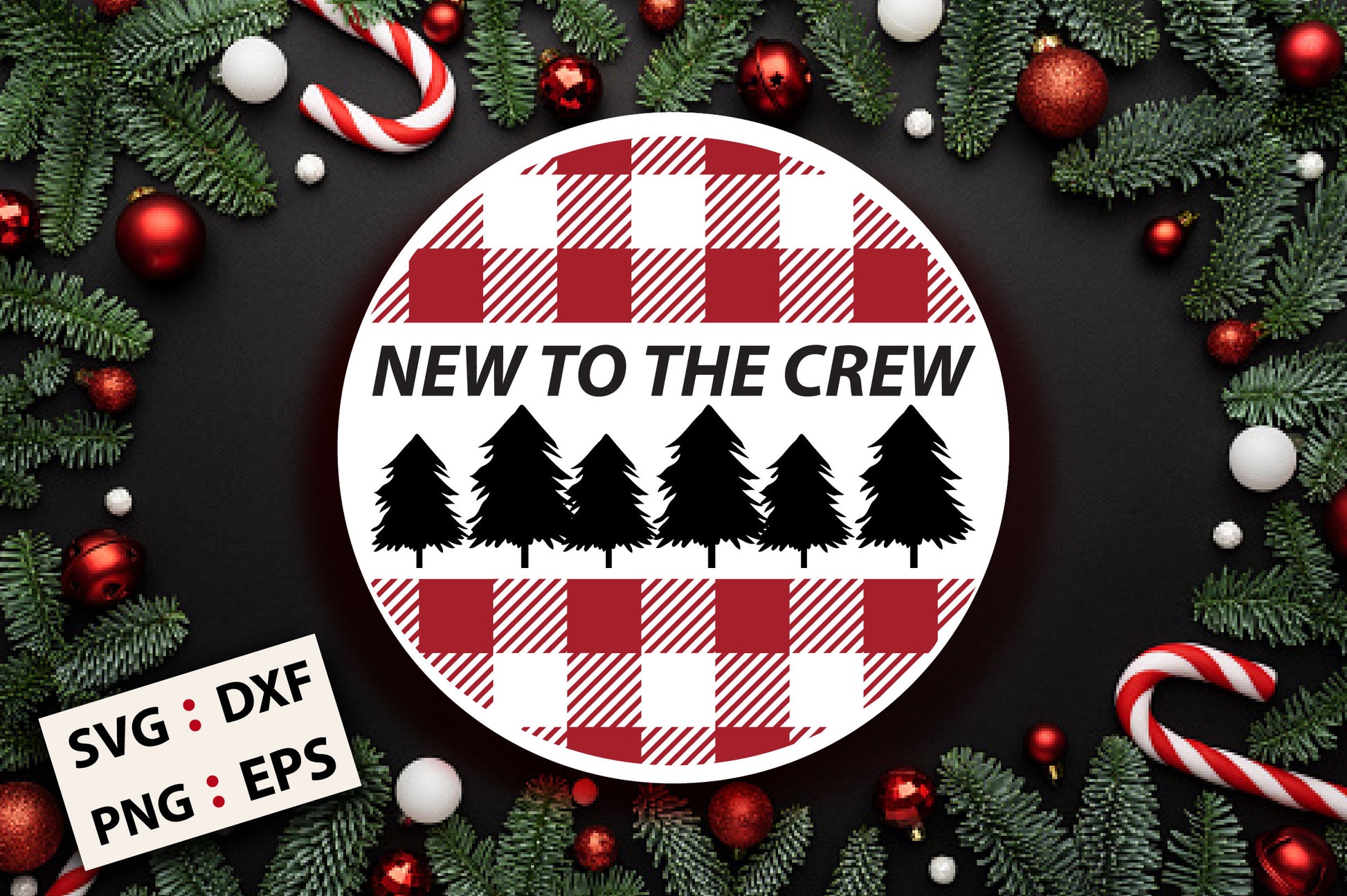 Christmas Round SVG Bundle - CraftNest - Digital Crafting and Art