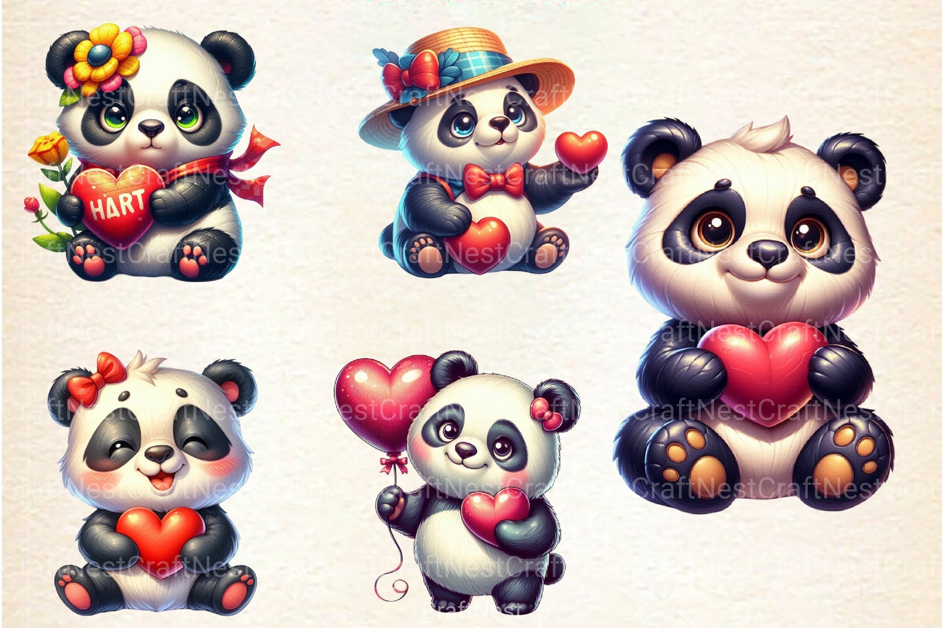 Valentine Koala Clipart Bundle 1 - CraftNest - Digital Crafting and Art