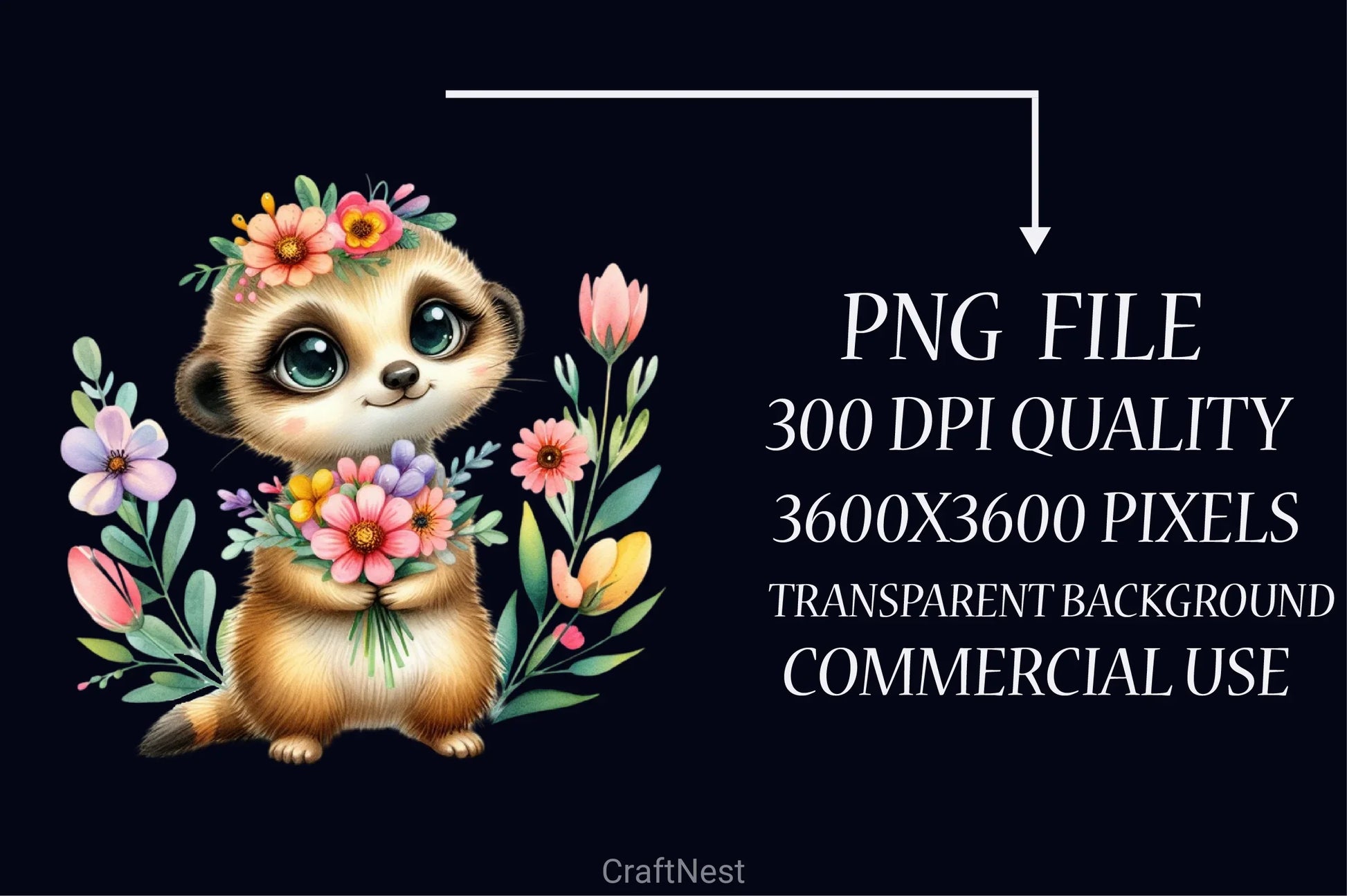 Mother's Day Meerkat Clipart Bundle - CraftNest - Digital Crafting and Art