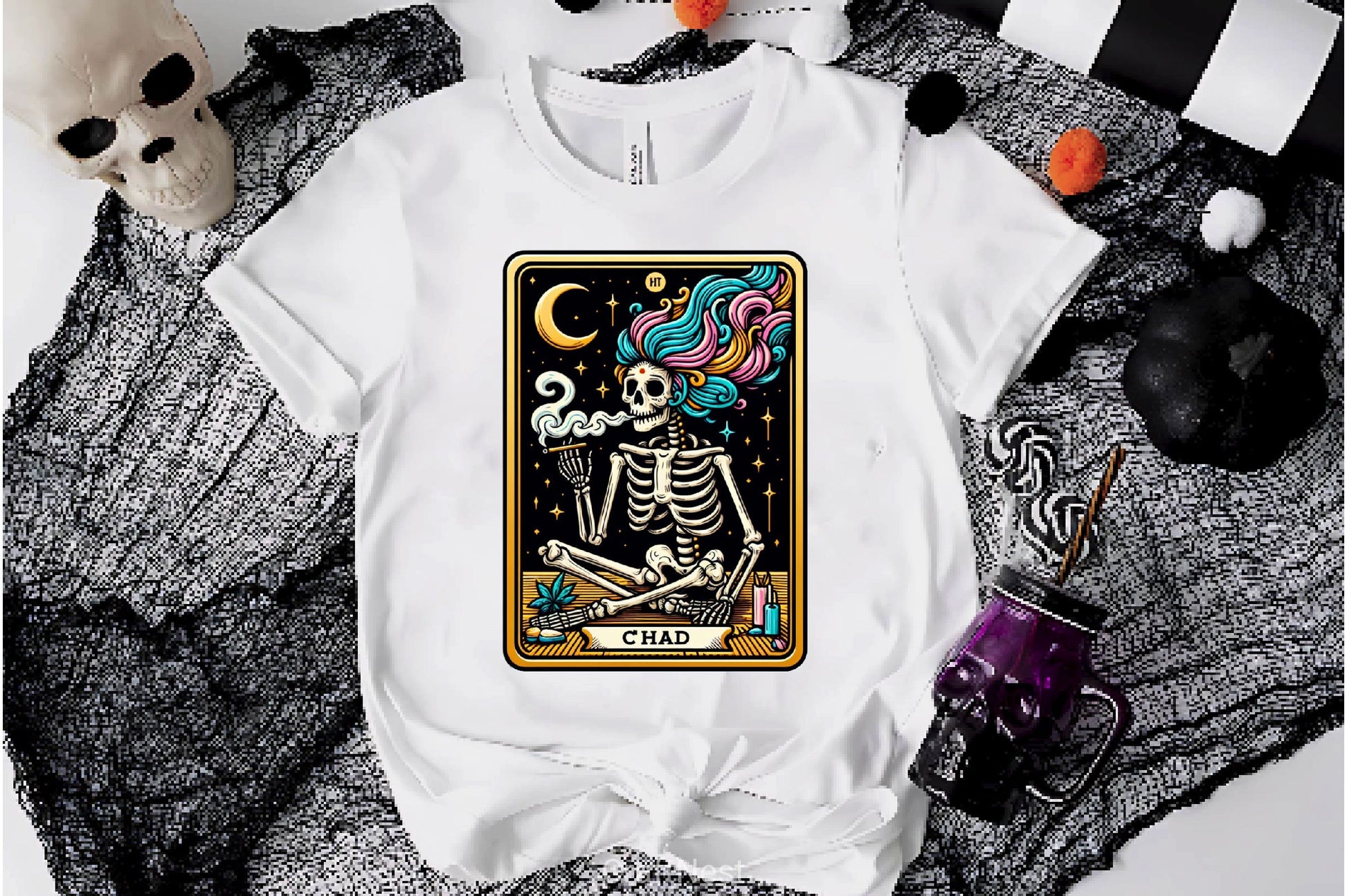 Cannabitch Funny Tarot Card Clipart Bundle - CraftNest - Digital Crafting and Art