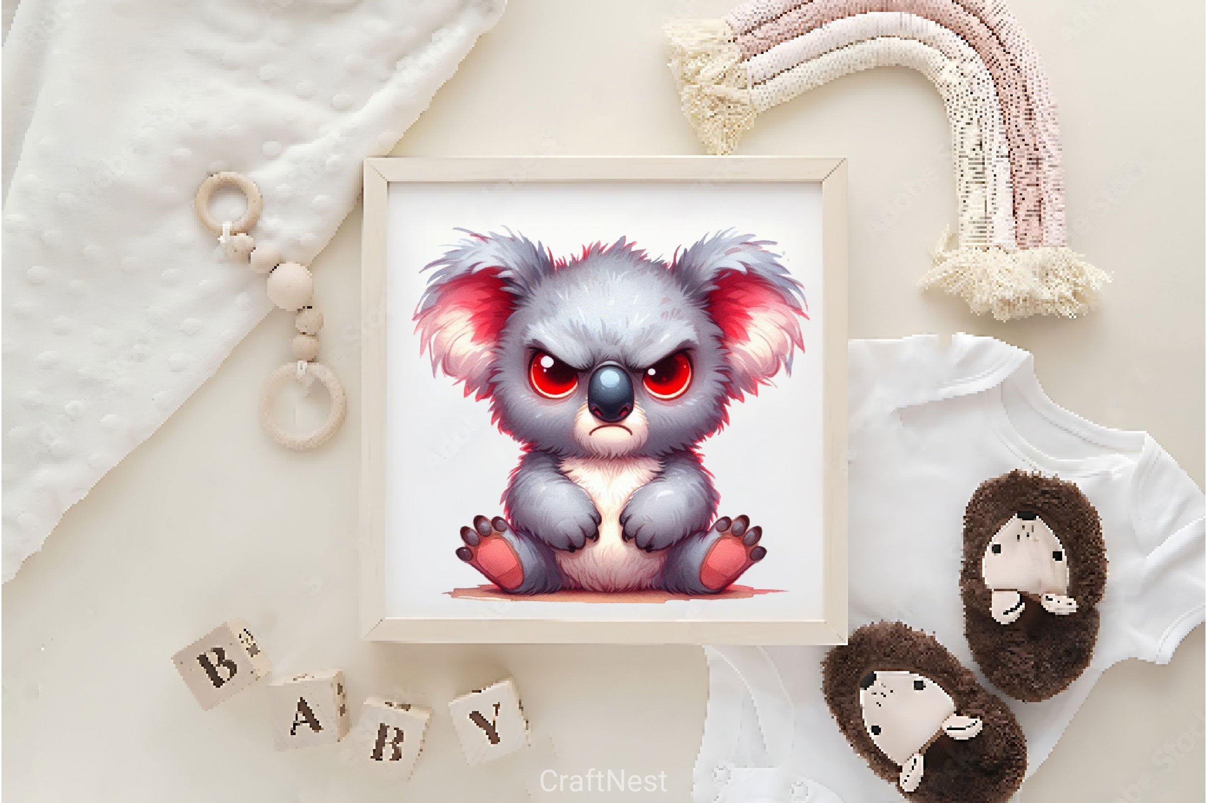 Funny Grumpy Koala Clipart Bundle - CraftNest - Digital Crafting and Art