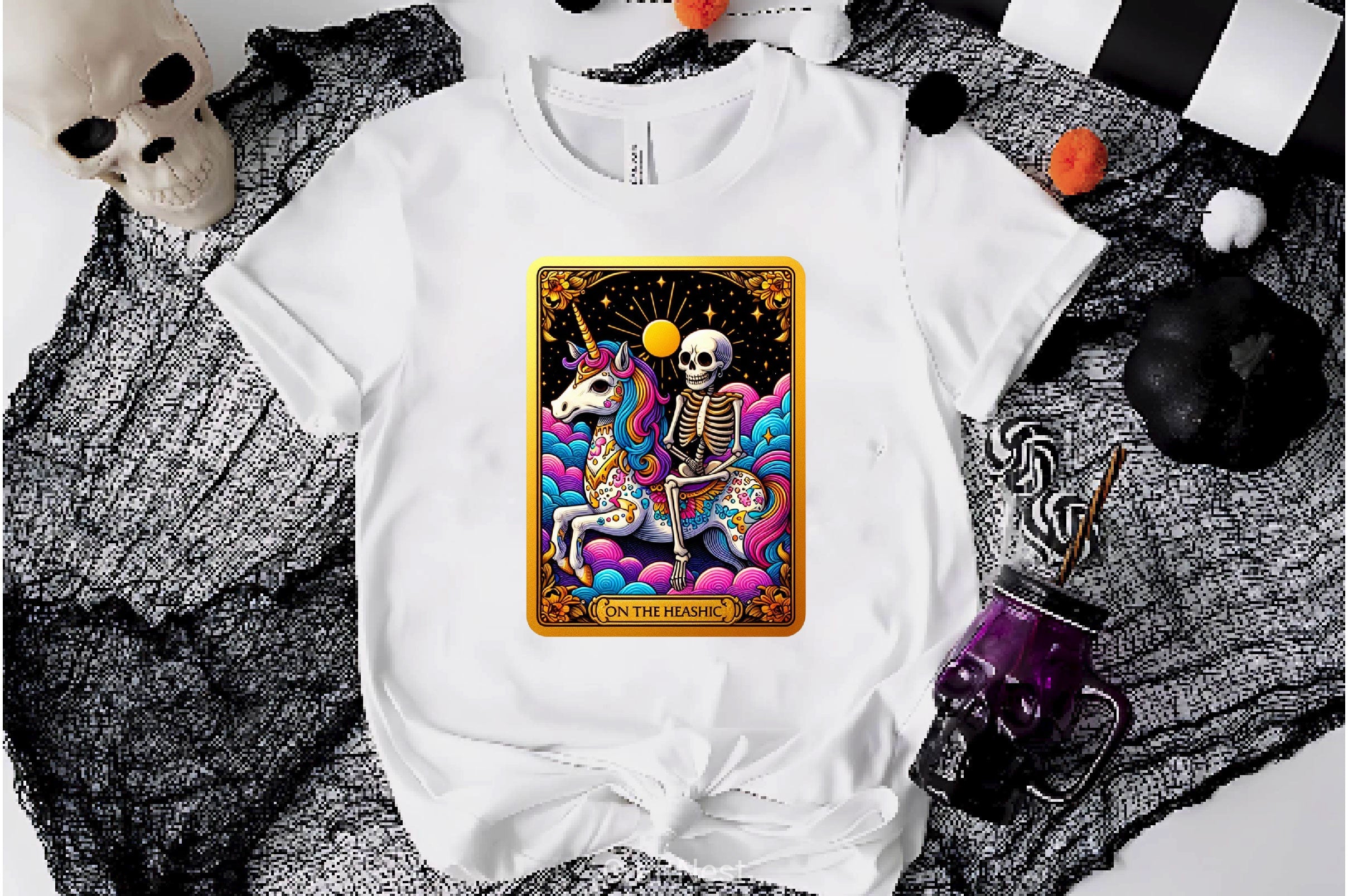 Funny Tarot Card Sarcastic Skeleton Clipart Bundle - CraftNest - Digital Crafting and Art