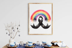 Watercolour Rainbow Ribbon Clipart Bundle - CraftNest - Digital Crafting and Art