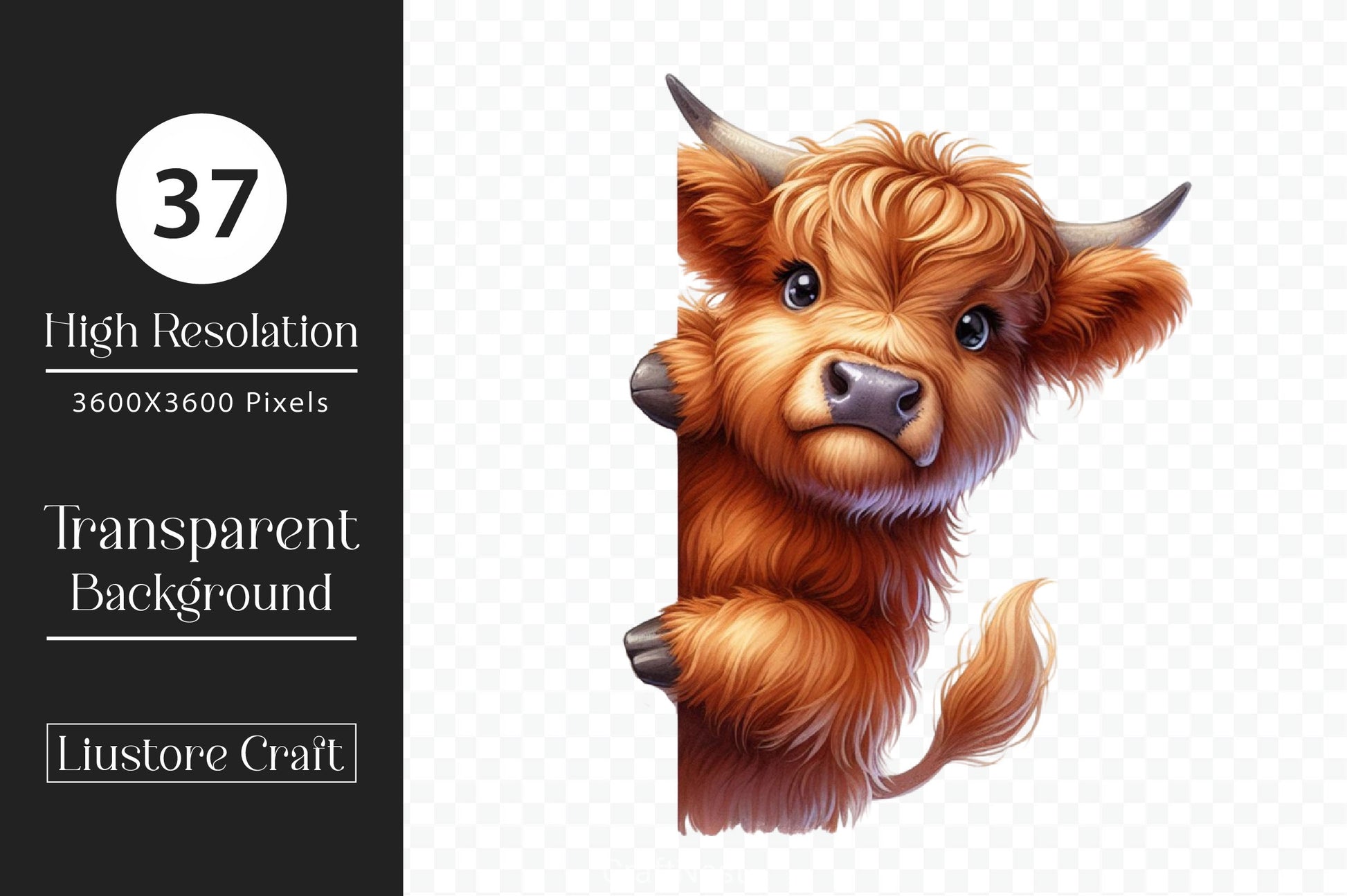 Funny Animals Peeking Around Corner Clipart Bundle 4 - CraftNest - Digital Crafting and Art