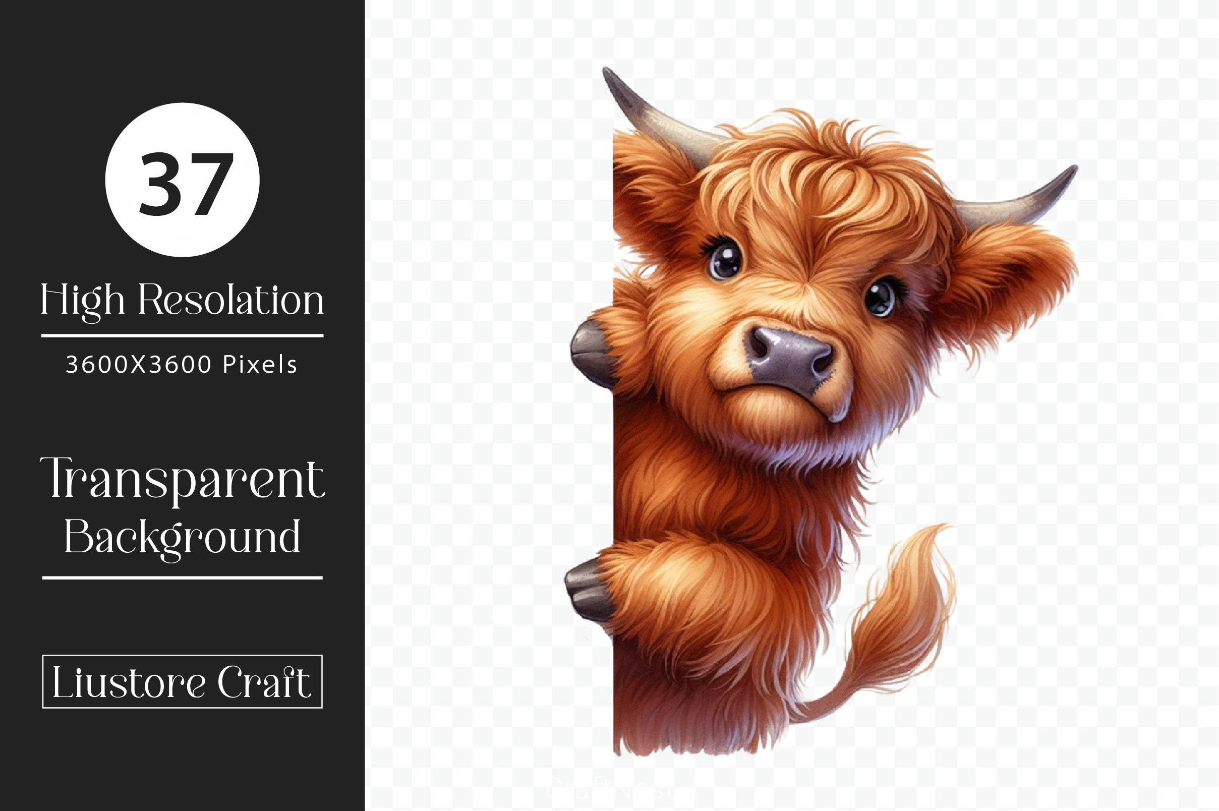 Funny Animals Peeking Around Corner Clipart Bundle 4 - CraftNest - Digital Crafting and Art