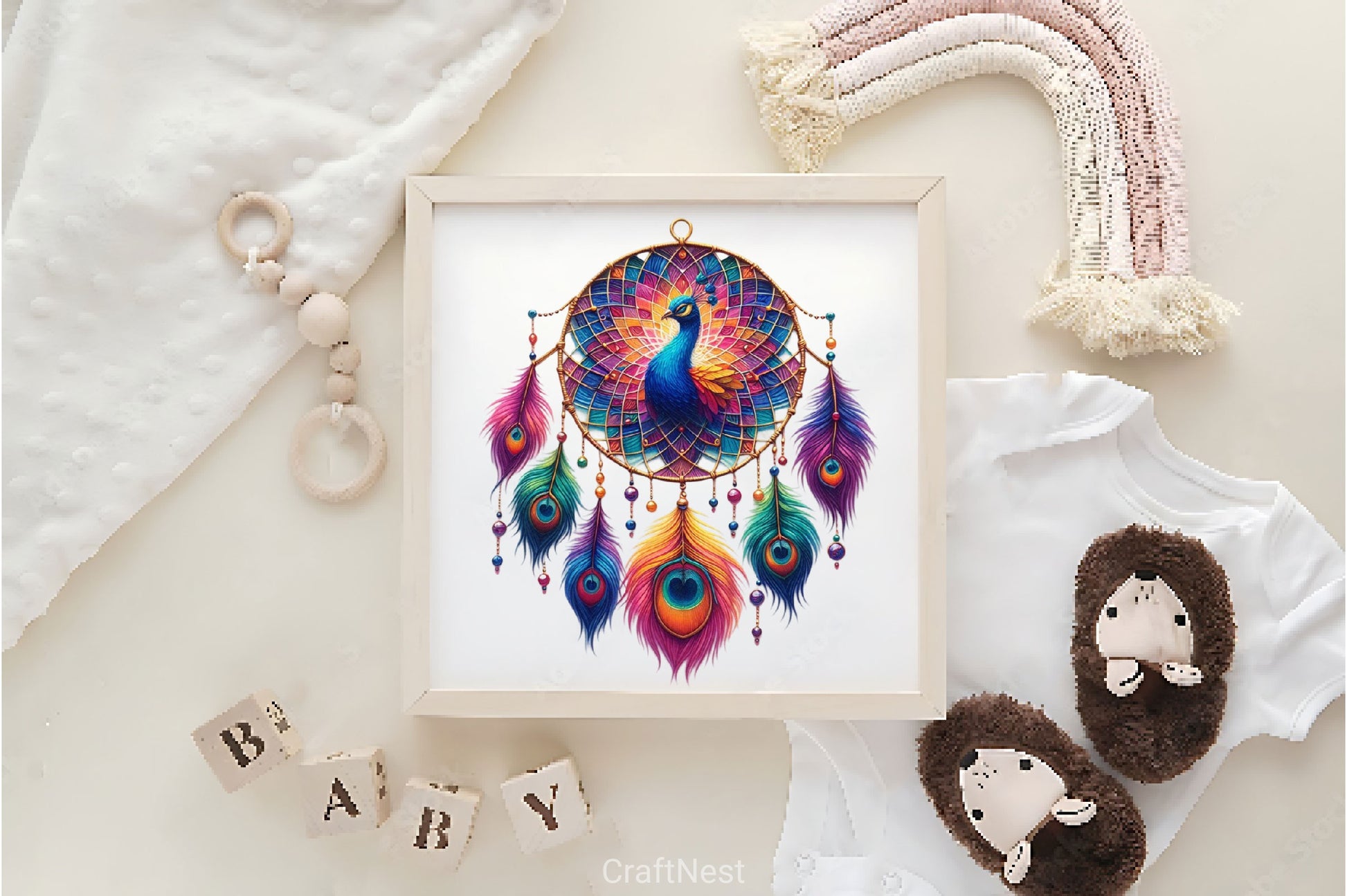 Boho Dreamcatcher Clipart Bundle 2 - CraftNest - Digital Crafting and Art