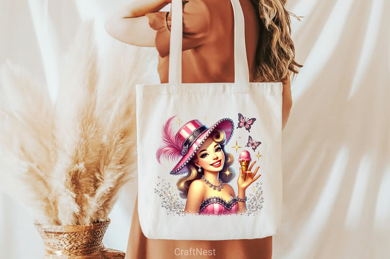 Mardi Gras Girl Clipart Bundle 3 - CraftNest - Digital Crafting and Art