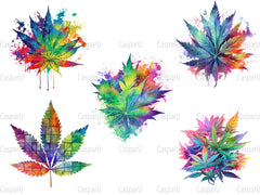 Vivid Cannabis Clipart - CraftNest