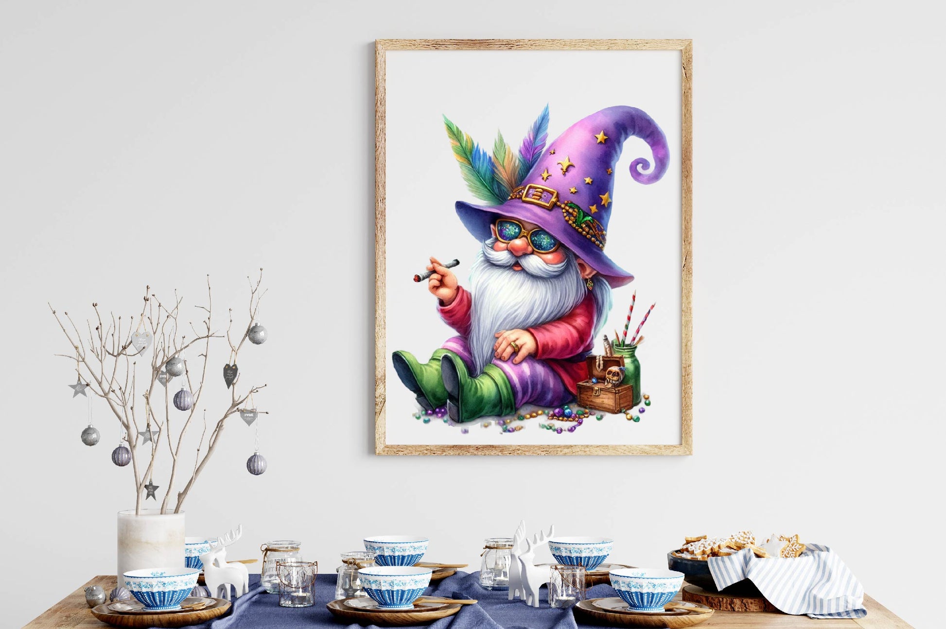 Mardi Gras Gnomes Clipart Bundle - CraftNest - Digital Crafting and Art