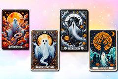 Mystical Moon Tarot Card Clipart Bundle 5 - CraftNest - Digital Crafting and Art