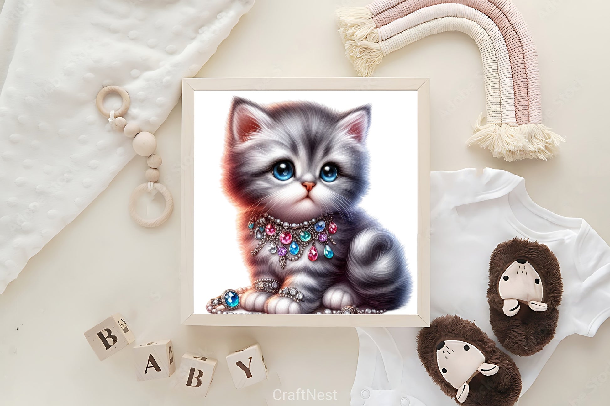 Kitten Jewelry Clipart Bundle - CraftNest - Digital Crafting and Art