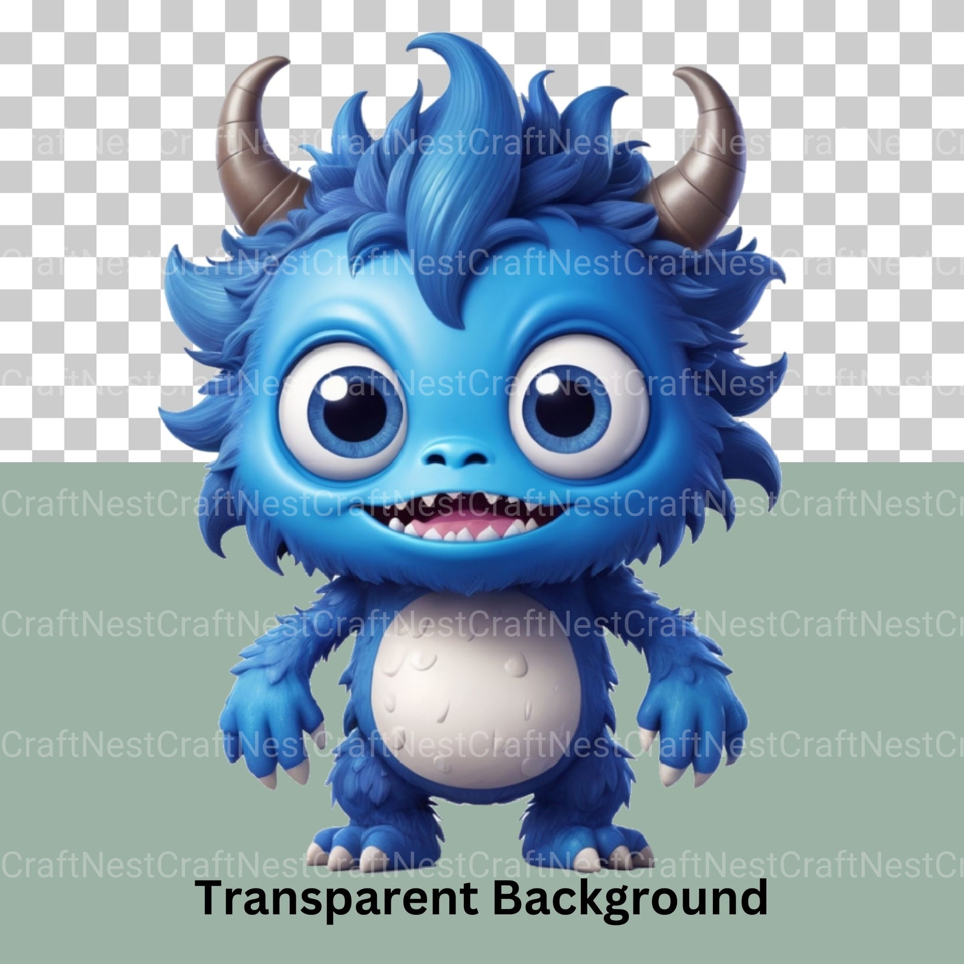 Cute Monsters Clipart Bundle - CraftNest - Digital Crafting and Art