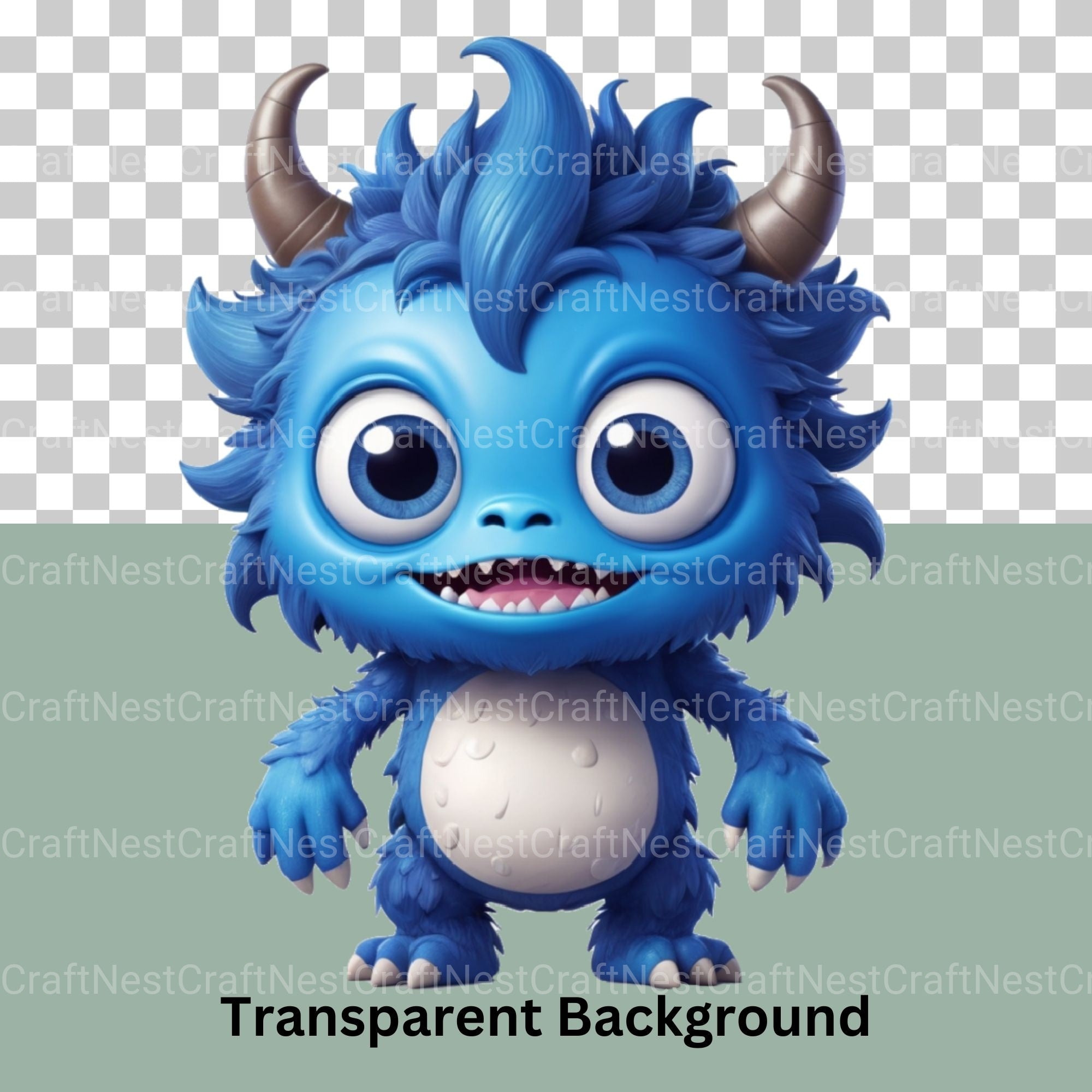 Cute Monsters Clipart Bundle - CraftNest - Digital Crafting and Art