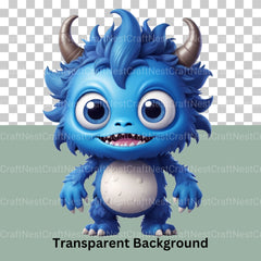 Cute Monsters Clipart Bundle - CraftNest - Digital Crafting and Art