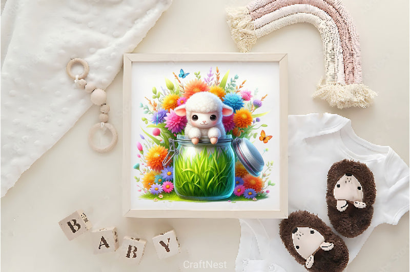 Cute Animals In Jar Clipart Bundle - CraftNest - Digital Crafting and Art