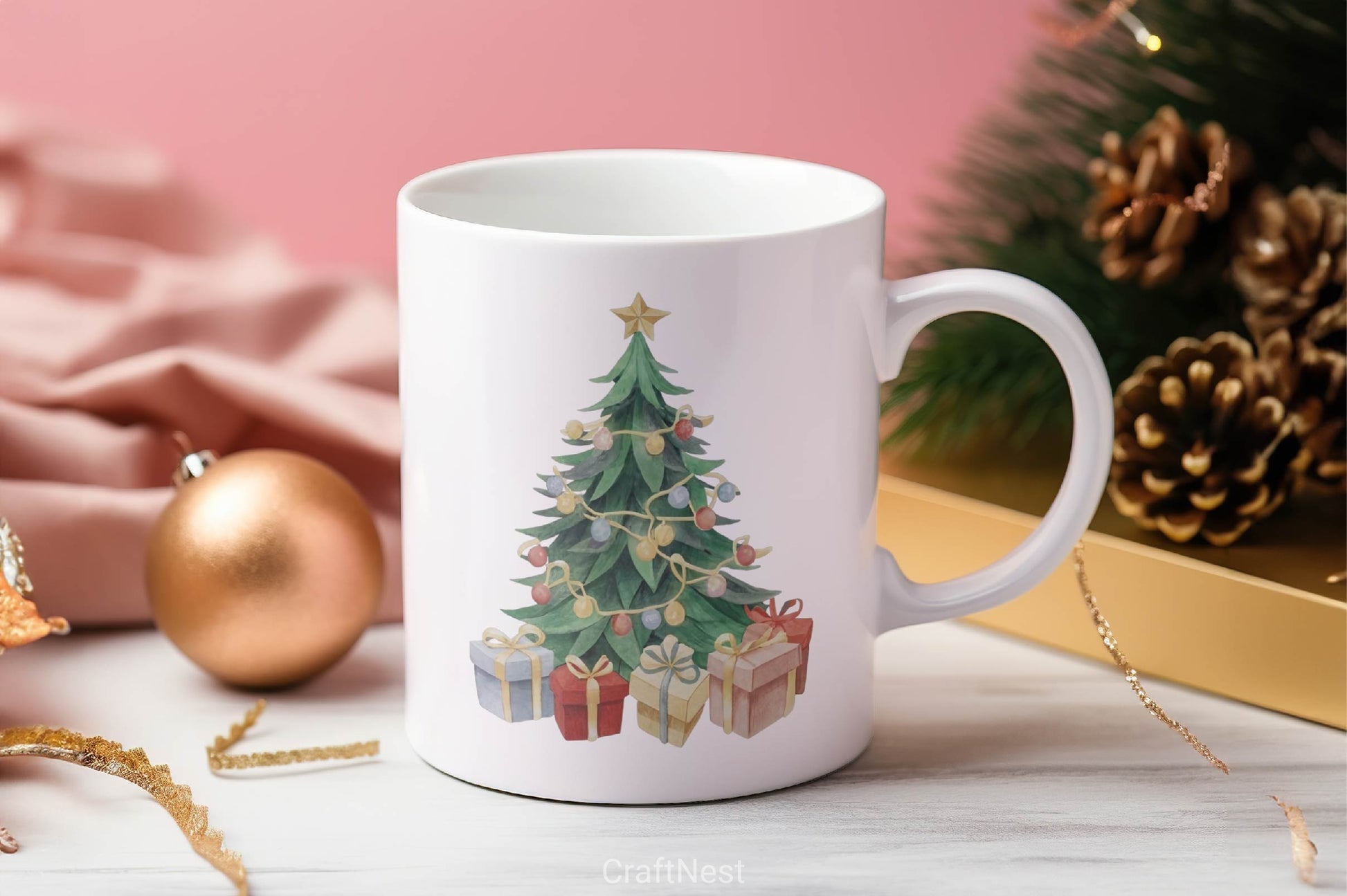 Christmas Tree Clipart Bundle 12 - CraftNest - Digital Crafting and Art