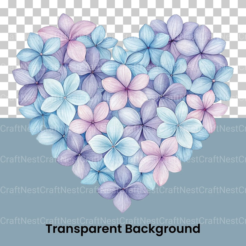 Flower Heart Clipart Bundle - CraftNest - Digital Crafting and Art