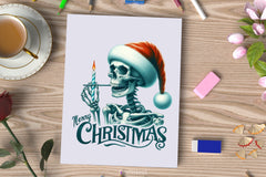 Retro Christmas Skeleton Clipart Bundle 1 - CraftNest - Digital Crafting and Art