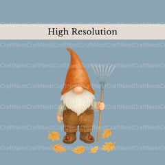 Gnomes Gardening 2 Clipart Bundle - CraftNest - Digital Crafting and Art