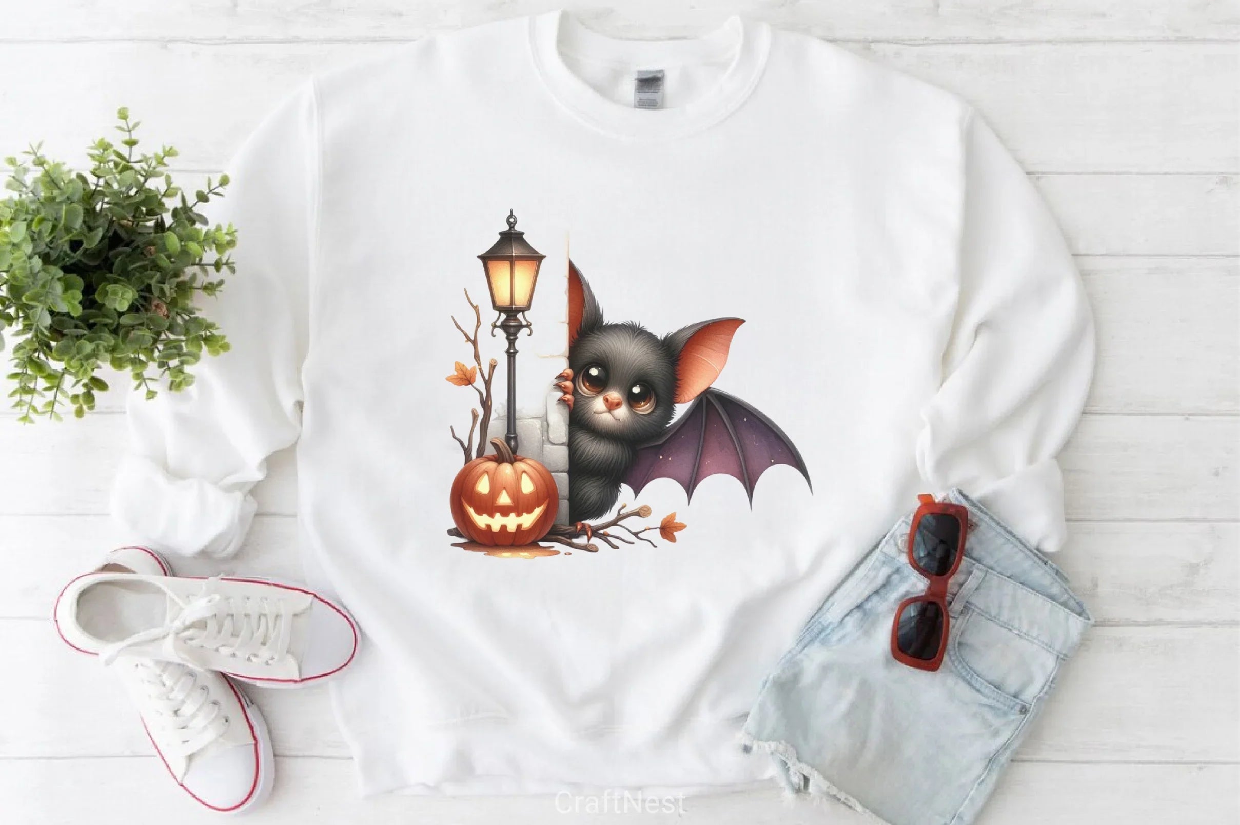 Halloween Bat Clipart Bundle - CraftNest - Digital Crafting and Art