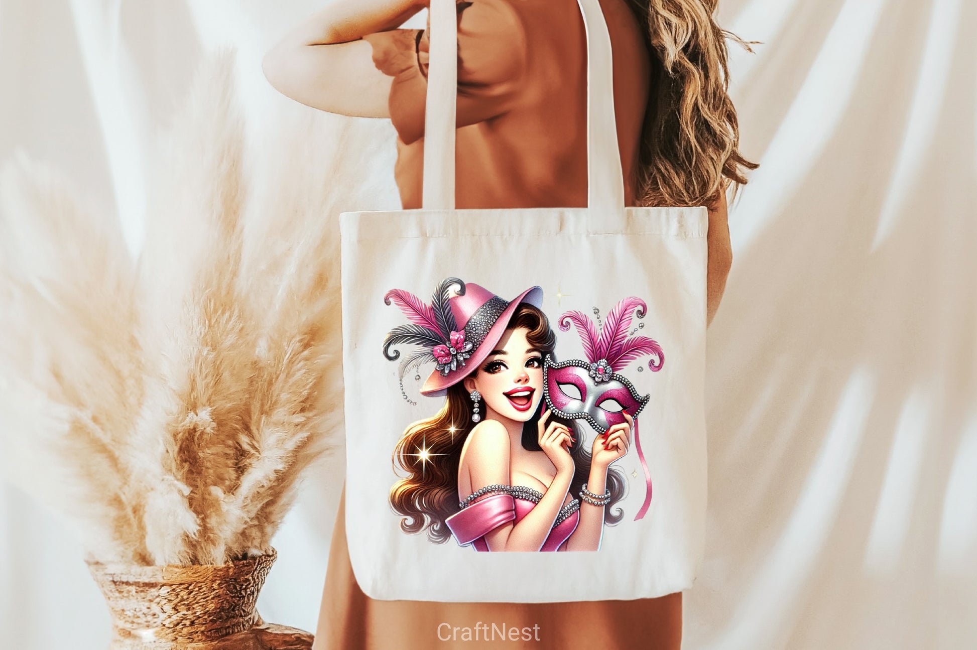 Mardi Gras Girl Clipart Bundle 2 - CraftNest - Digital Crafting and Art