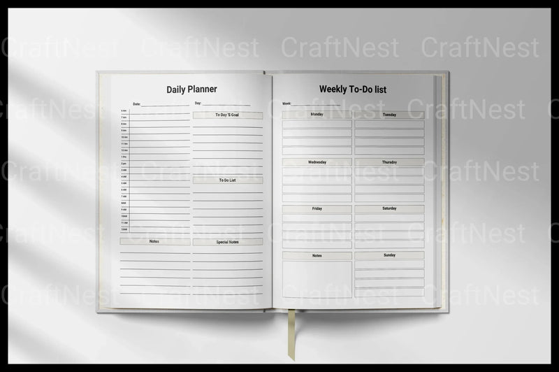 ADHD Planner for Adults - CraftNest - Digital Crafting and Art