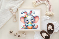 Animals With Bunny Ears Clipart Bundle - CraftNest - Digital Crafting and Art