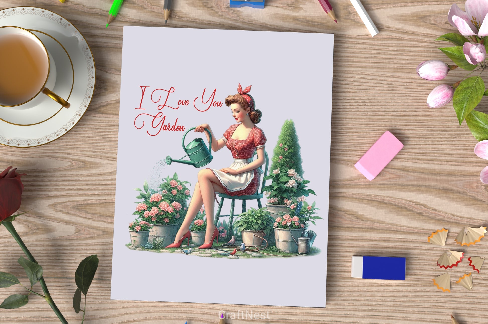 Retro Vintage Sassy Clipart Bundle - CraftNest - Digital Crafting and Art