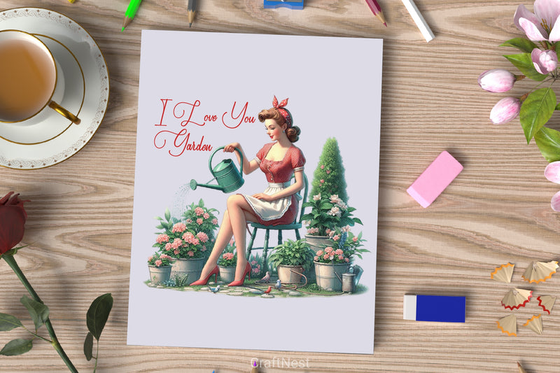 Retro Vintage Sassy Clipart Bundle - CraftNest - Digital Crafting and Art