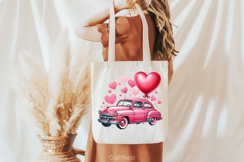 Valentine Car Clipart Bundle 1 - CraftNest - Digital Crafting and Art