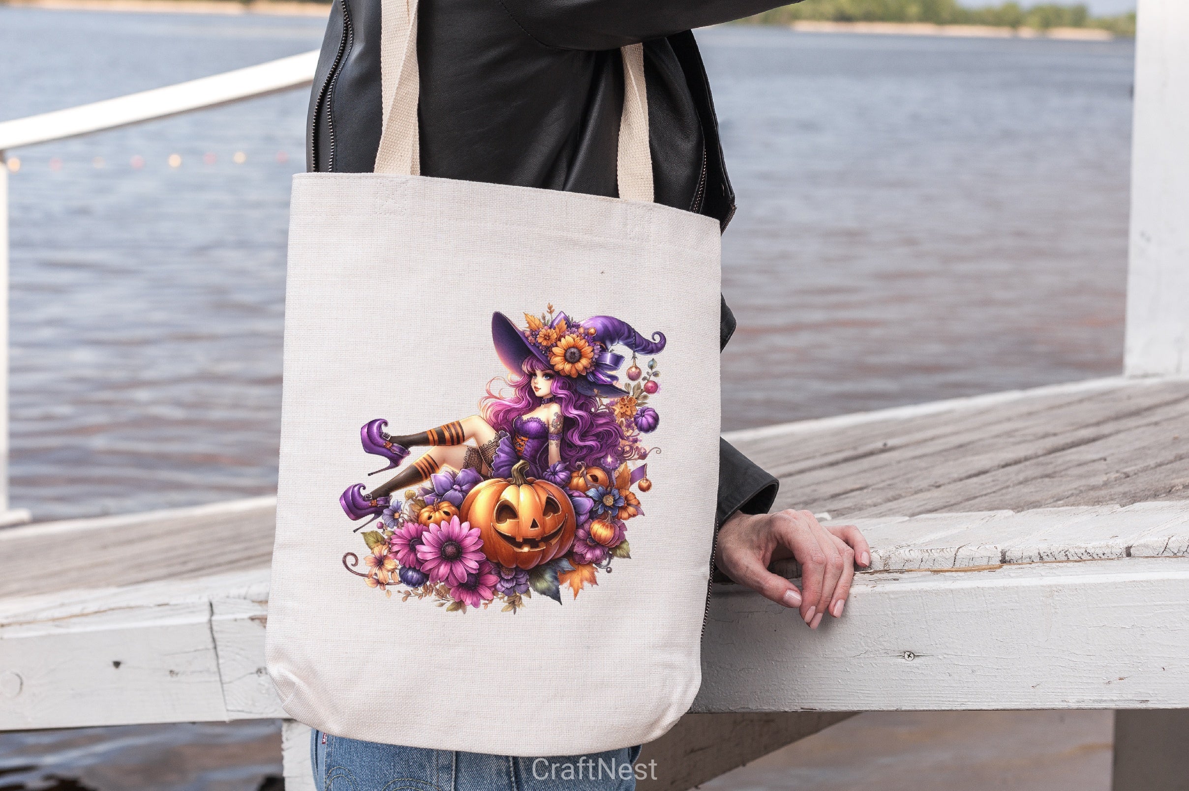 Halloween Witch Girl Clipart Bundle 2 - CraftNest - Digital Crafting and Art