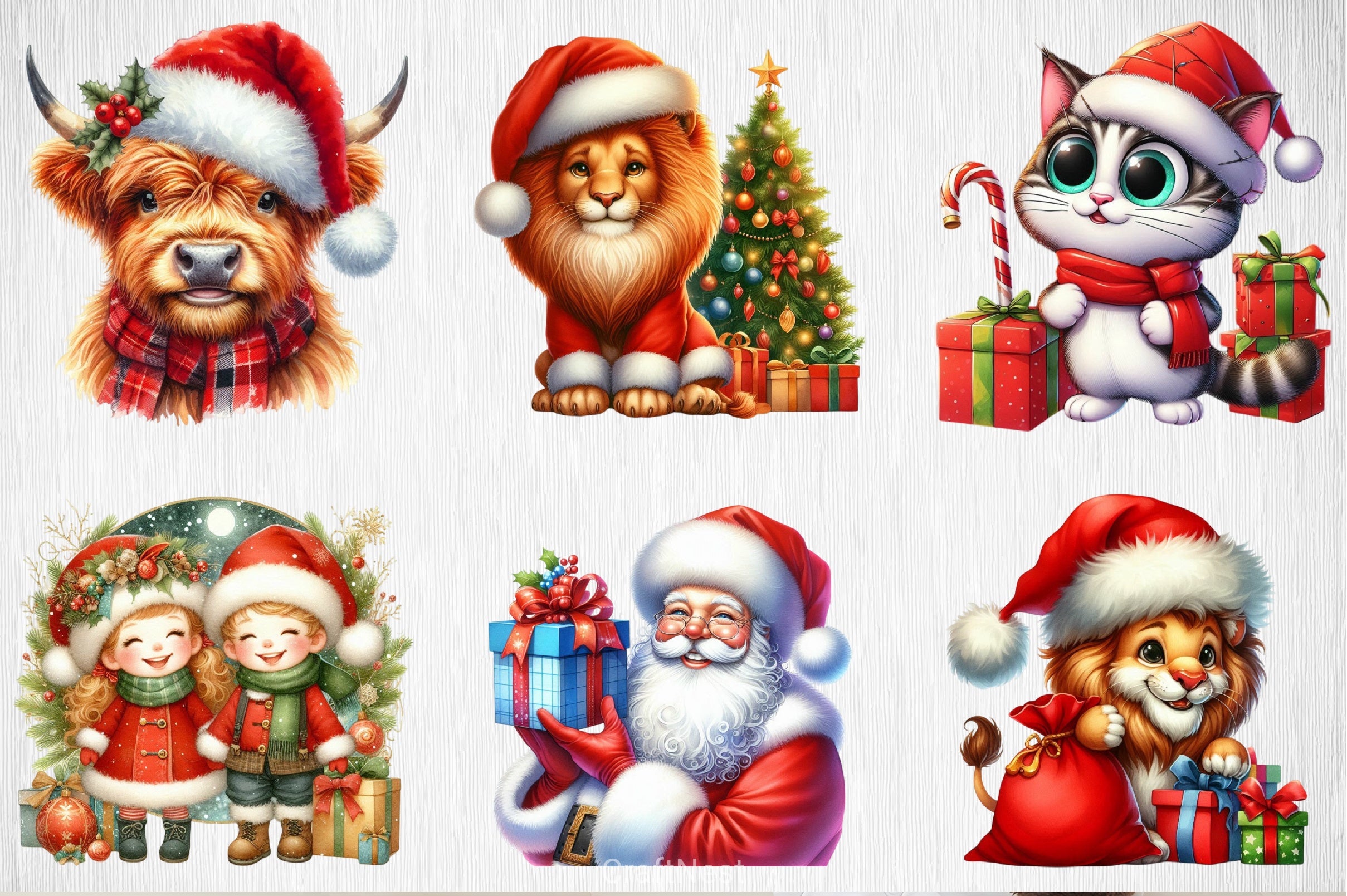 Christmas Clipart Bundle 6 - CraftNest - Digital Crafting and Art