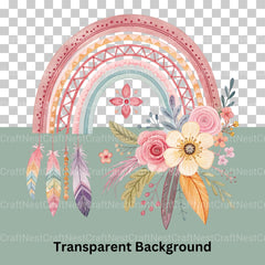 Boho Clipart Bundle 3 - CraftNest - Digital Crafting and Art