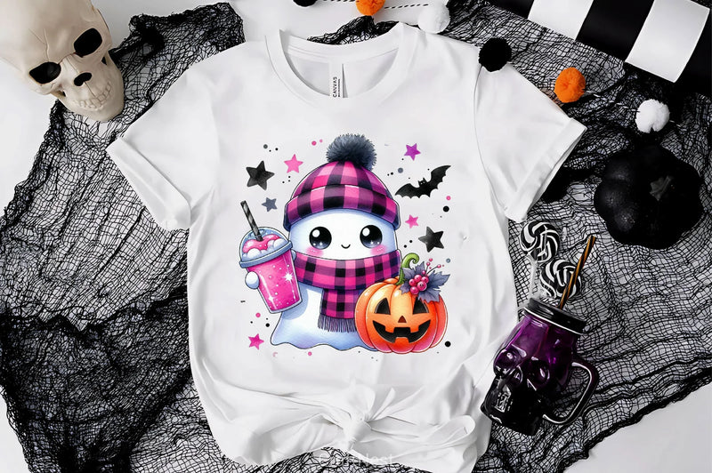 Cute Ghost Cute Halloween Clipart Bundle 5 - CraftNest - Digital Crafting and Art