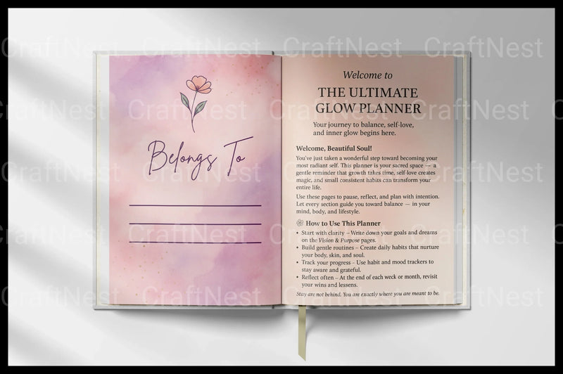 The Ultimate Glow Planner - CraftNest - Digital Crafting and Art