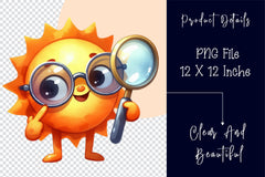 Sun Summer Clipart Bundle 2 - CraftNest - Digital Crafting and Art