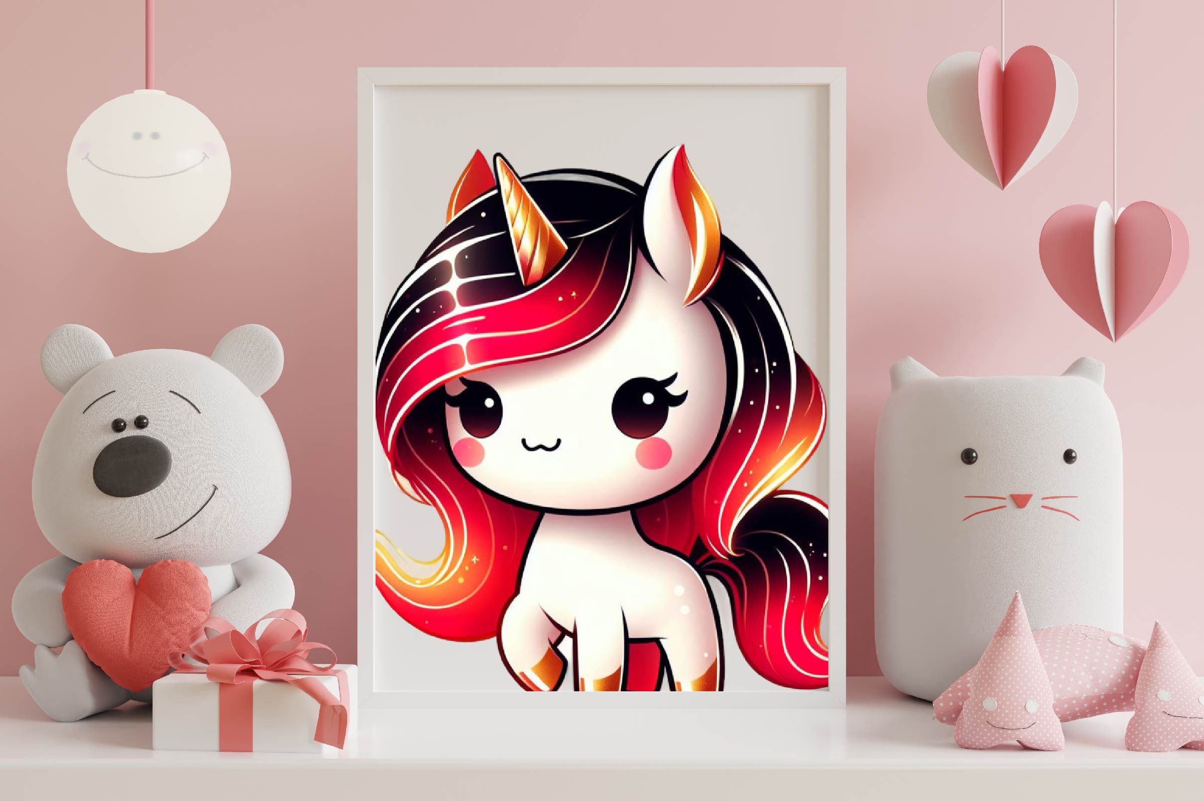 Cute Chibi Unicorn Clipart Bundle - CraftNest - Digital Crafting and Art