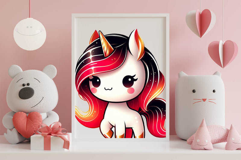 Cute Chibi Unicorn Clipart Bundle - CraftNest - Digital Crafting and Art