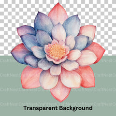 Lotus Clipart Bundle - CraftNest - Digital Crafting and Art
