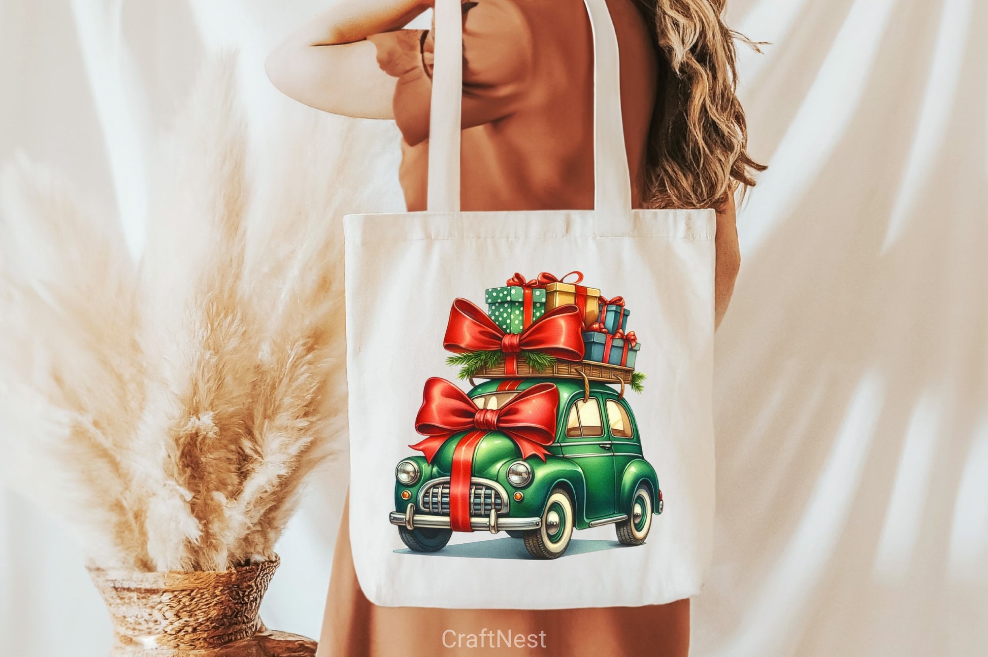 Christmas Car Clipart Bundle 3 - CraftNest - Digital Crafting and Art