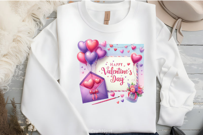 Valentine Envelope Card Clipart Bundle - CraftNest - Digital Crafting and Art