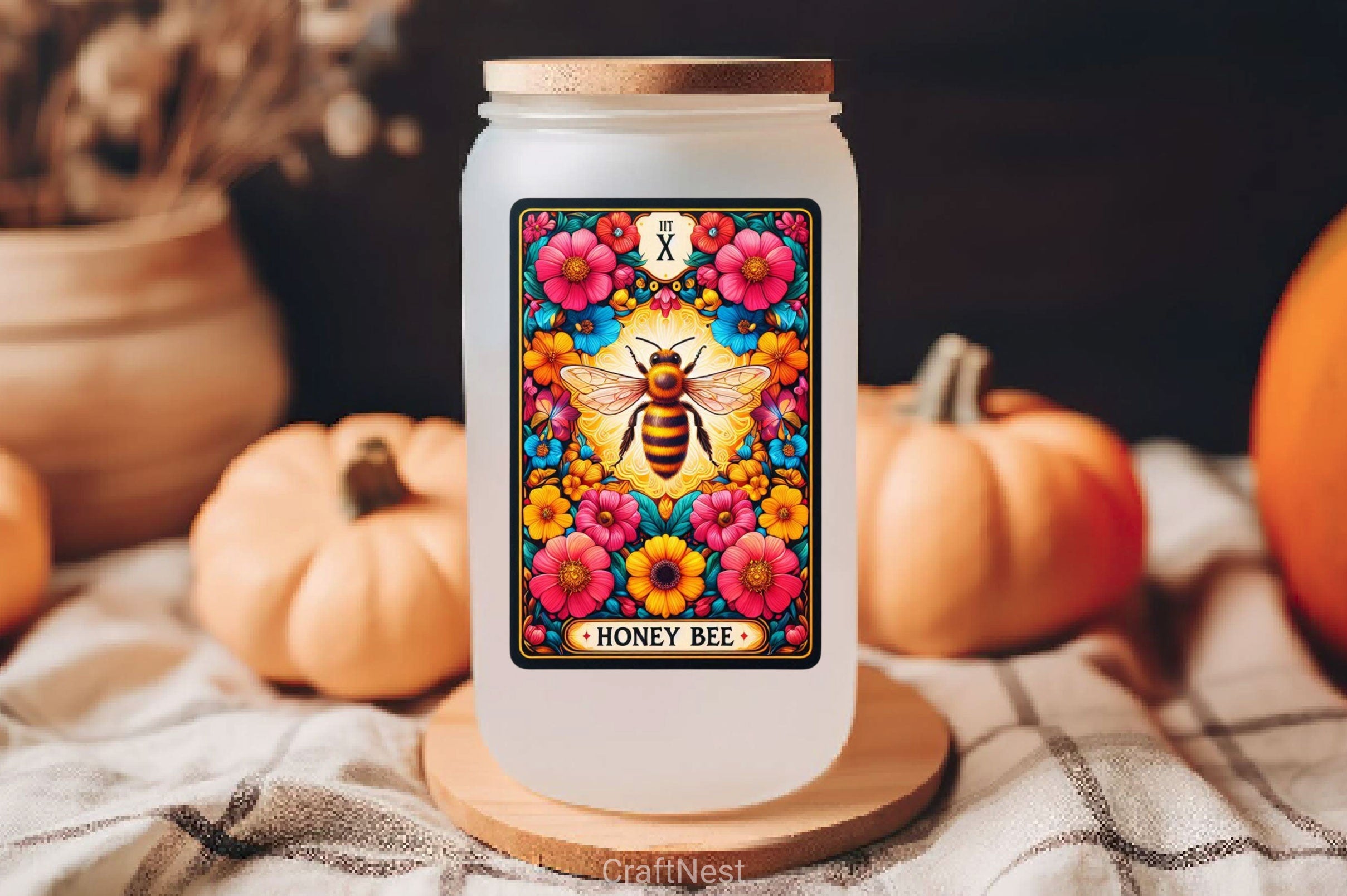 Honey Bee Tarot Card Clipart Bundle 24 - CraftNest - Digital Crafting and Art
