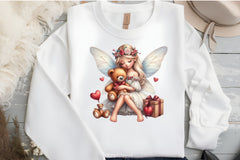 Valentine Fairy Girl Clipart Bundle - CraftNest - Digital Crafting and Art