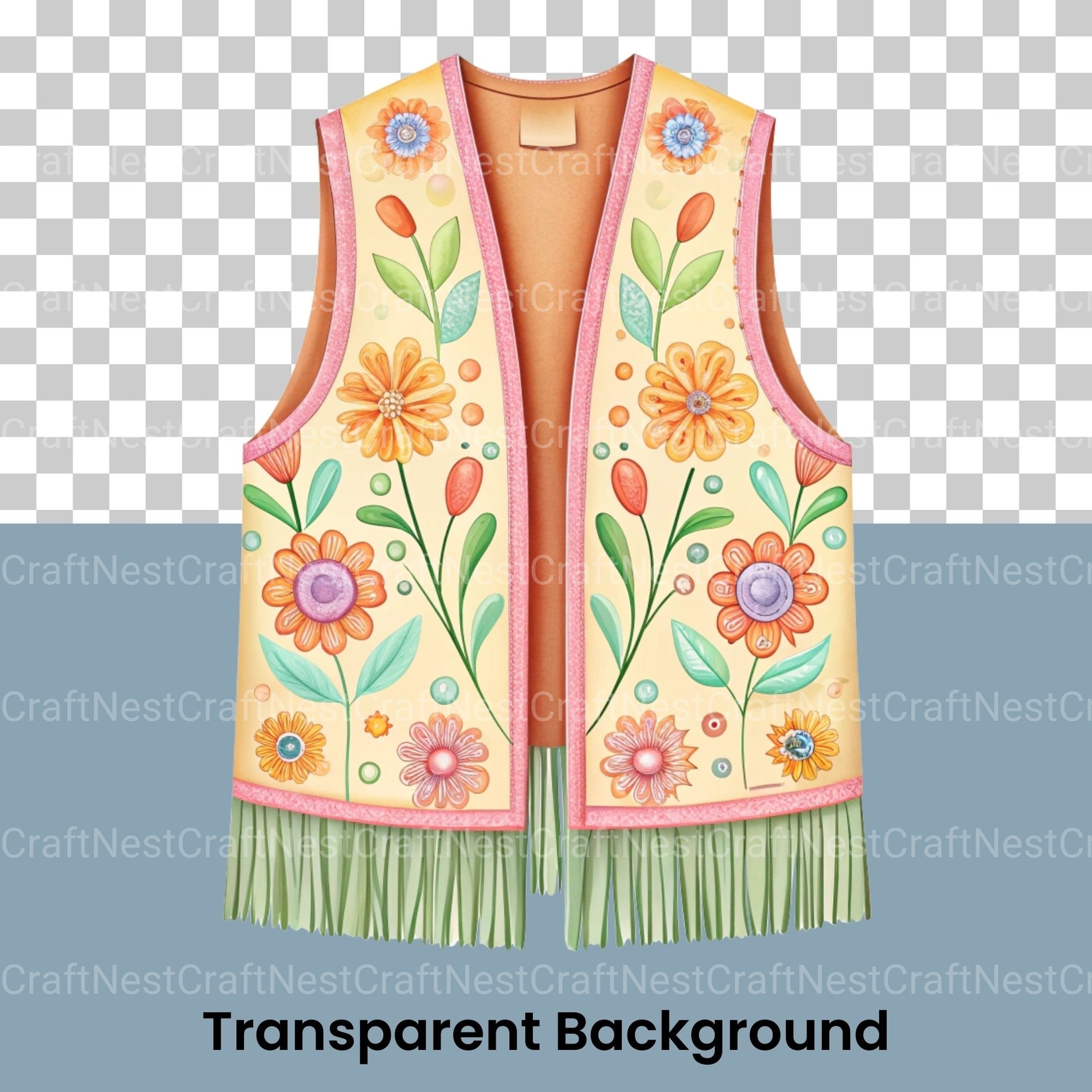 Groovy Hippie Clipart Bundle - CraftNest - Digital Crafting and Art