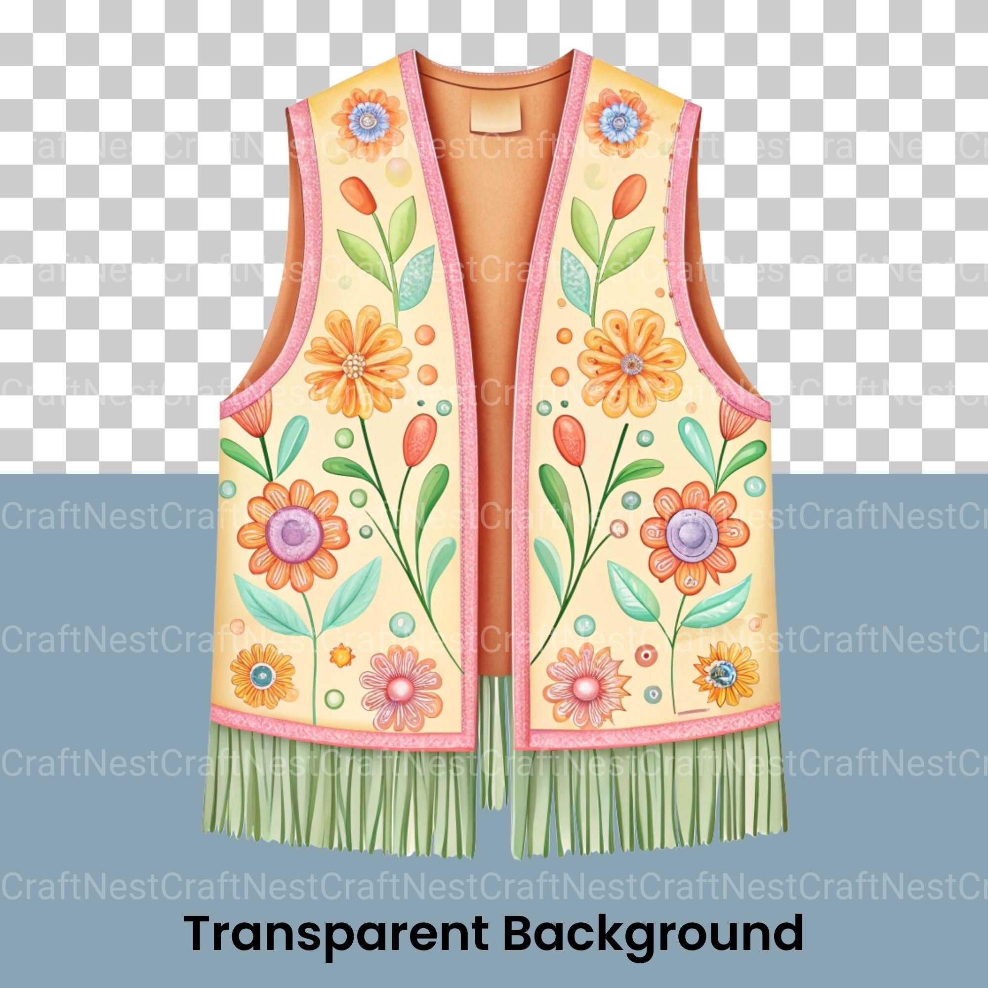 Groovy Hippie Clipart Bundle - CraftNest - Digital Crafting and Art