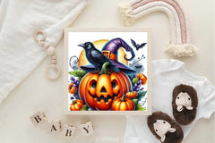 Cute Ravens Halloween Clipart Bundle - CraftNest - Digital Crafting and Art
