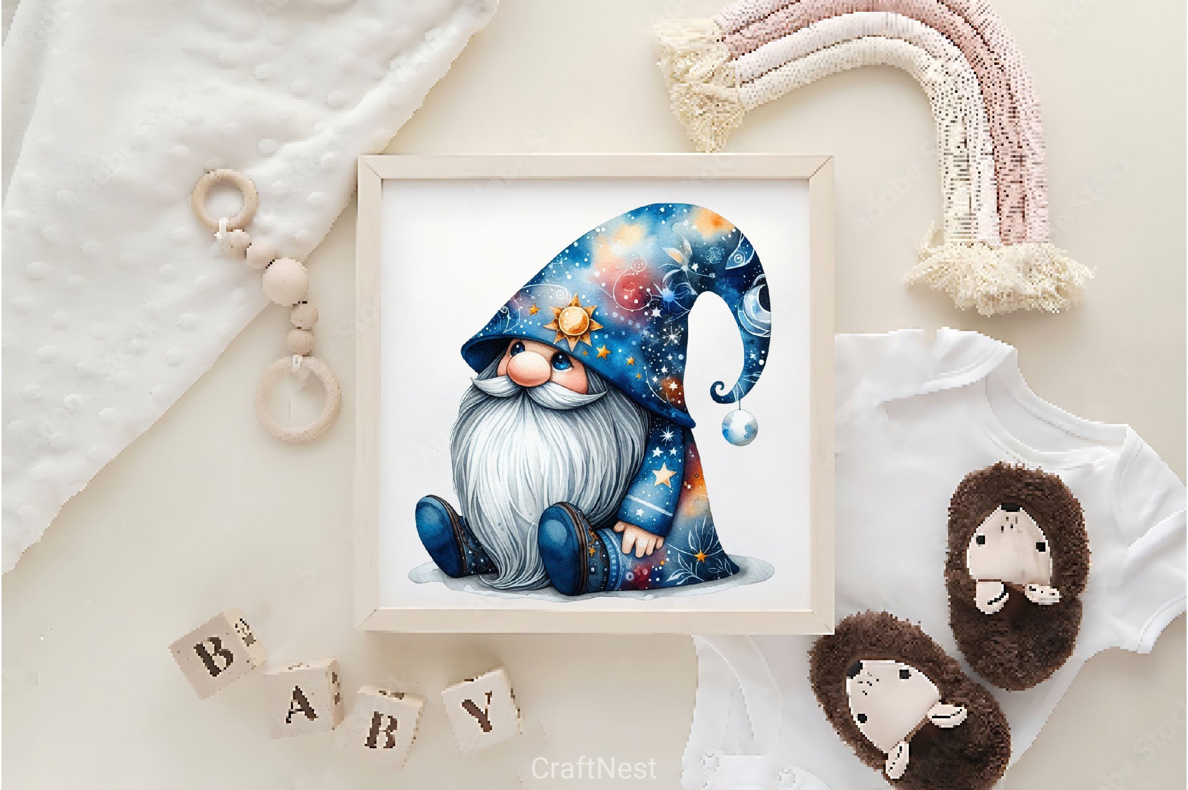 Celestial Gnome Clipart Bundle - CraftNest - Digital Crafting and Art