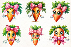 Funny Carrots Clipart Bundle - CraftNest - Digital Crafting and Art